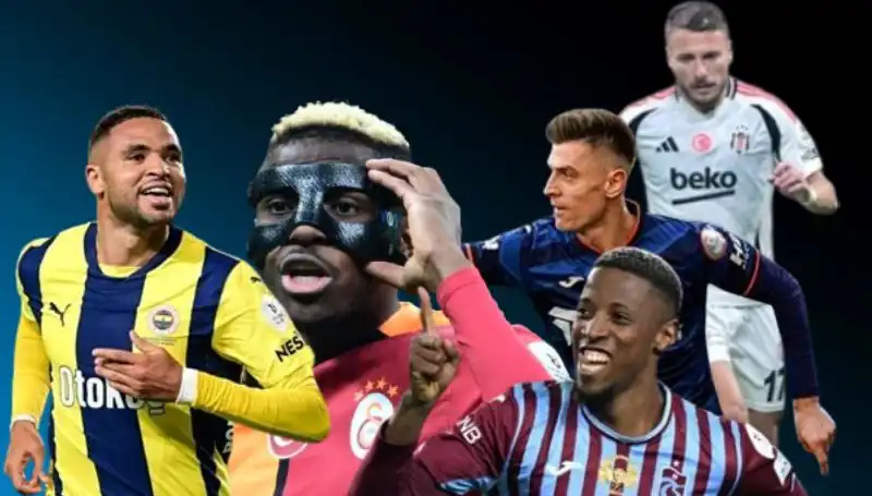 Süper Lig’de Gol Krallığı Yarışı Kızıştı: Osimhen, Banza ve En-Nesyri Kim Önde?