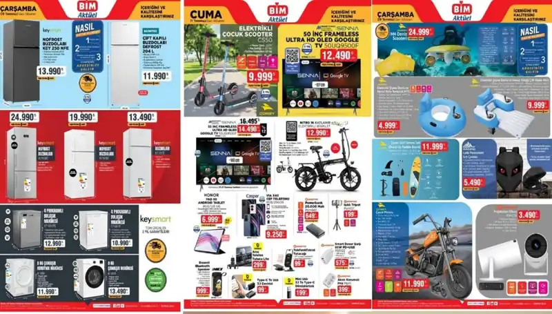 BİM'de Temmuz Ayına Özel İndirimler: Elektronik ve Ev Eşyaları Fırsatı!