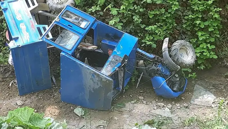 Kontrolden Çıkan Pat Pat Dereye Devrildi: Yaralıların Durumu Korkutuyor!