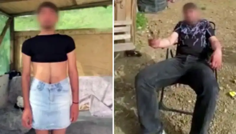 Hırsızları Gözaltına Aldı, Kadın Kıyafeti Giydirip Video Çektiler