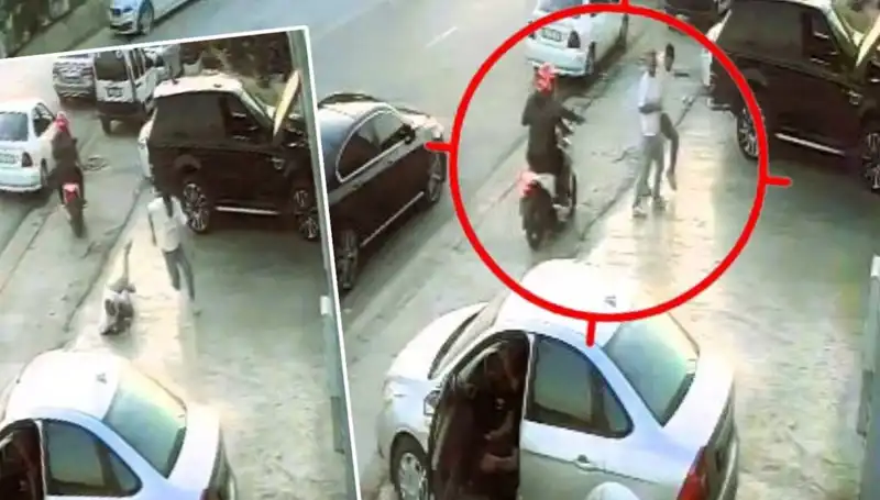 Denizli'de Sokak Ortasında Motosikletli İnfaz Girişimi: Olay Anı Güvenlik Kamerasında