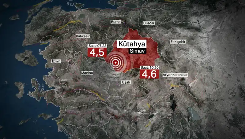 Kütahya'da Art Arda Gelen Depremler, Öğrenciler Bugün Okula Gitmeyecek