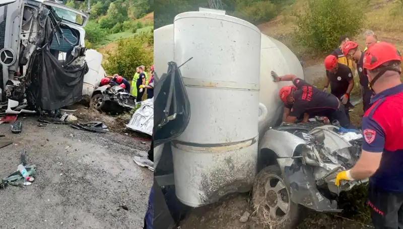Beton Mikseri Kazası: Otomobil Üzerine Devrildi, Can Kaybı ve Yaralı Var
